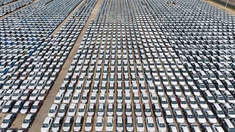 Yantai Port in Shandong province, China