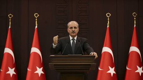 Turkish Parliament Speaker Numan Kurtulmus.