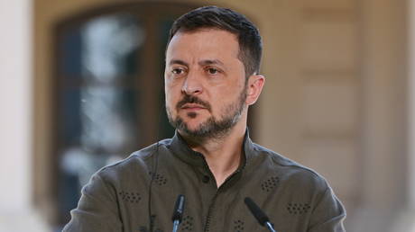 Ukrainian leader Vladimir Zelensky