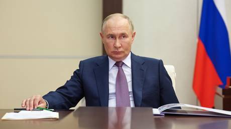 FILE PHOTO: Russian President Vladimir Putin.