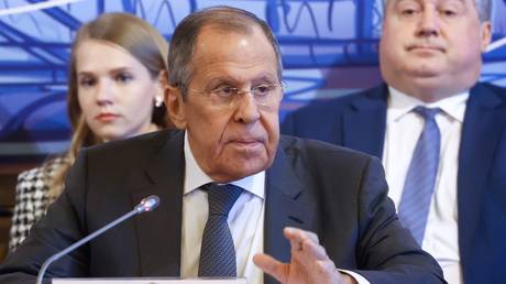 Russian Foreign Minister Sergey Lavrov