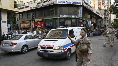 FILE PHOTO: An ambulance in Beirut, Lebanon on September 17, 2024.