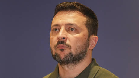 Ukrainian leader Vladimir Zelensky