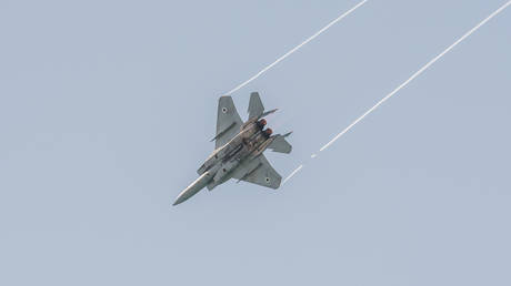 FILE PHOTO. An Israeli air force F-15.