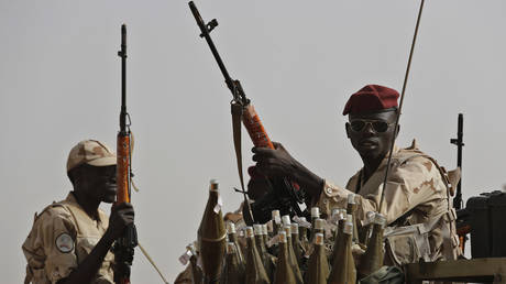 FILE PHOTO. Sudanese soldiers from the Rapid Support Forces