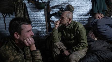 FILE PHOTO: Ukrainian troops.