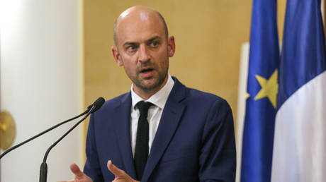 French Foreign Minister Jean-Noel Barrot speaks at a press conference in Beirut, Lebanon on September 30, 2024.