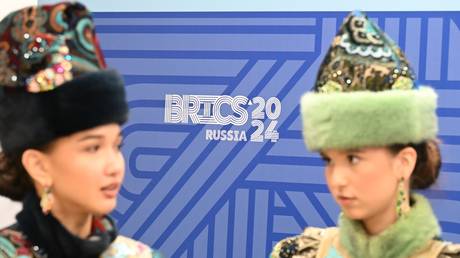 Welcoming ceremony at the 16th BRICS Summit in Kazan.