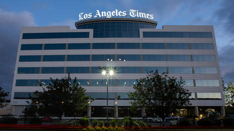 The Los Angeles Times building