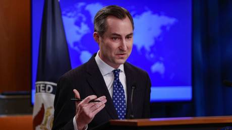 FILE PHOTO: US State Department spokesperson Matthew Miller