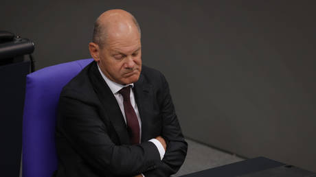 FILE PHOTO. German Chancellor Olaf Scholz