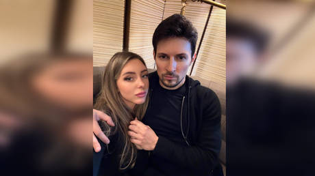 Yulia Vavilova and Telegram CEO Pavel Durov.