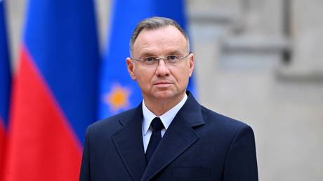 FILE PHOTO: Polish President Andrzej Duda.