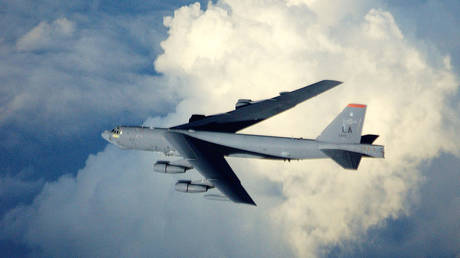 FILE PHOTO. A B-52 Stratofortress bomber.