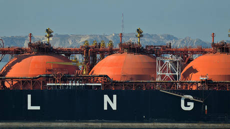 An LNG tanker pictured arriving at the French port of Marseille in June 2024.