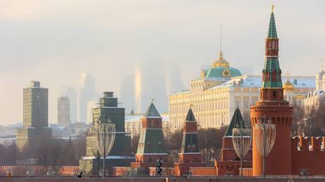 FILE PHOTO: View of the ensemble of the Moscow Kremlin.