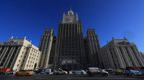 FILE PHOTO: The Russian Foreign Ministry building in Moscow.