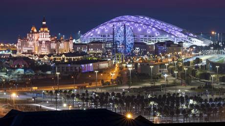 FILE PHOTO: Sirius urban-type settlement in Sochi.