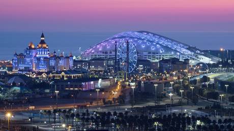 FILE PHOTO: Sirius urban-type settlement in Sochi.