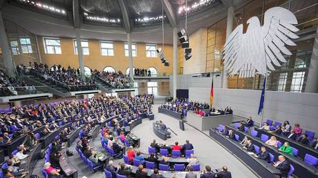 FILE PHOTO: The German Bundestag.