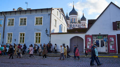 A view of Tallinn, Estonia.