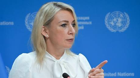 Official representative of the Russian Ministry of Foreign Affairs Maria Zakharova.