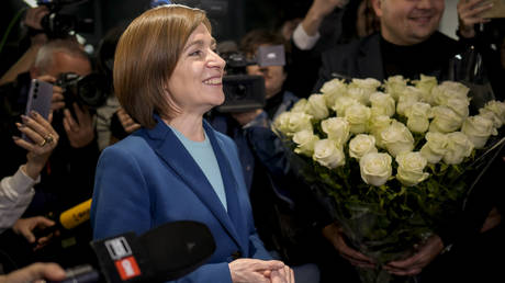 Moldova's President Maia Sandu.