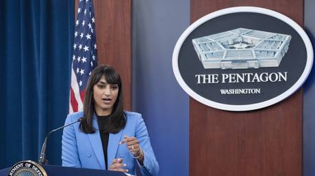 FILE PHOTO: Deputy Pentagon Press Secretary Sabrina Singh.