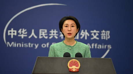 Chinese Foreign Ministry spokeswoman Mao Ning.