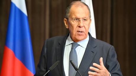 Russian Foreign Minister Sergey Lavrov.