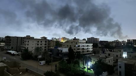 FILE PHOTO: A view of streets as clashes continue between the Sudanese Armed Forces and the paramilitary Rapid Support Forces (RSF).