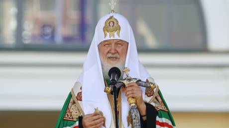 FILE PHOTO: Patriarch Kirill of Moscow and all Russia