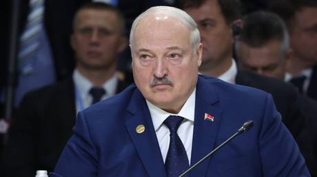 FILE PHOTO: Belarusian President Alexander Lukashenko.