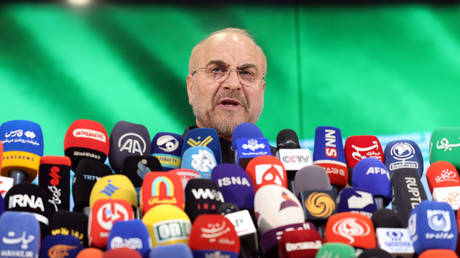 FILE PHOTO: Speaker of the Parliament of Iran Mohammad Bagher Ghalibaf.