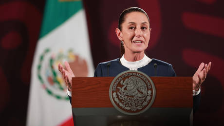 President of Mexico Claudia Sheinbaum.