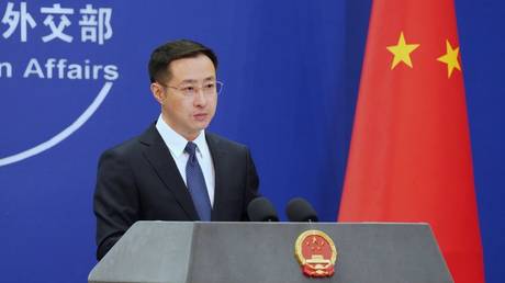 China's Foreign Ministry spokesman Lin Jian.