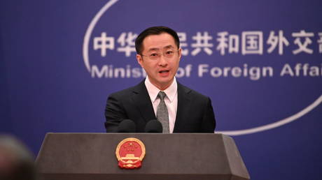 Chinese Foreign Ministry spokesman Lin Jian.