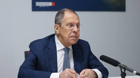 Russian Foreign Minister Sergey Lavrov.