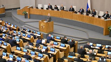 The Russian State Duma, December 11, 2024.