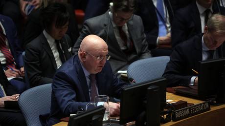 Russian Ambassador to the United Nations Vassily Nebenzia.