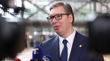 Serbian President Aleksandr Vucic.