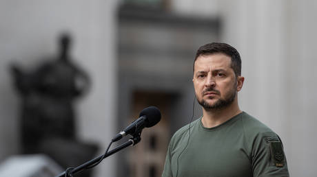 Ukrainian President Vlodymyr Zelensky.