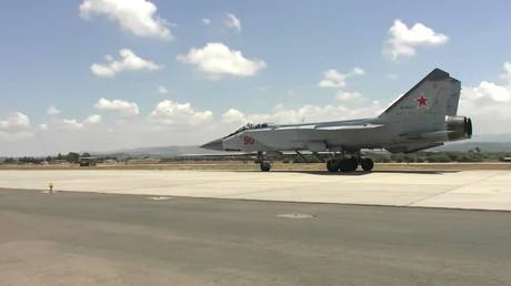 FILE PHOTO. Hmeimi air bases in Syria.