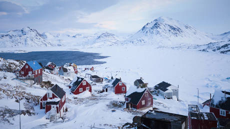 The Inuit village of Kulusuk, Greenland