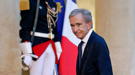 Head of LVMH luxury conglomerate Bernard Arnault.