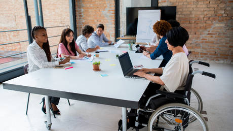 Work meeting / stock photo