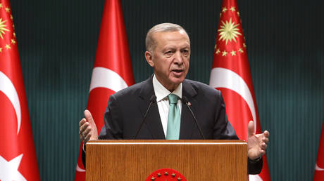 FILE PHOTO: Turkish President Recep Tayyip Erdogan.