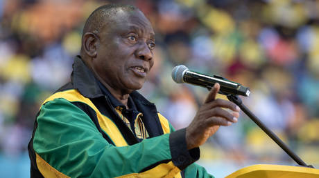 South African President Cyril Ramaphosa.