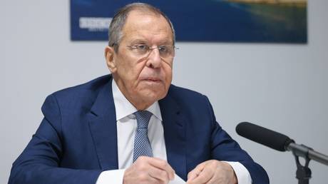 Russian Foreign Minister Sergey Lavrov.