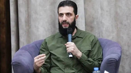 Hayat Tahrir al-Sham leader Ahmed Hussein al-Sharaa.